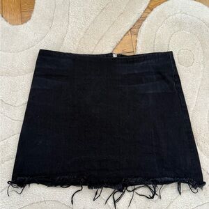 Alexander Wang Blue Black Mini Pencil Skirt